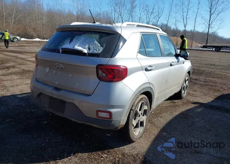 2025 Hyundai Venue Sel z USA, uszkodzony, nr VIN KMHRC8A32SU400915